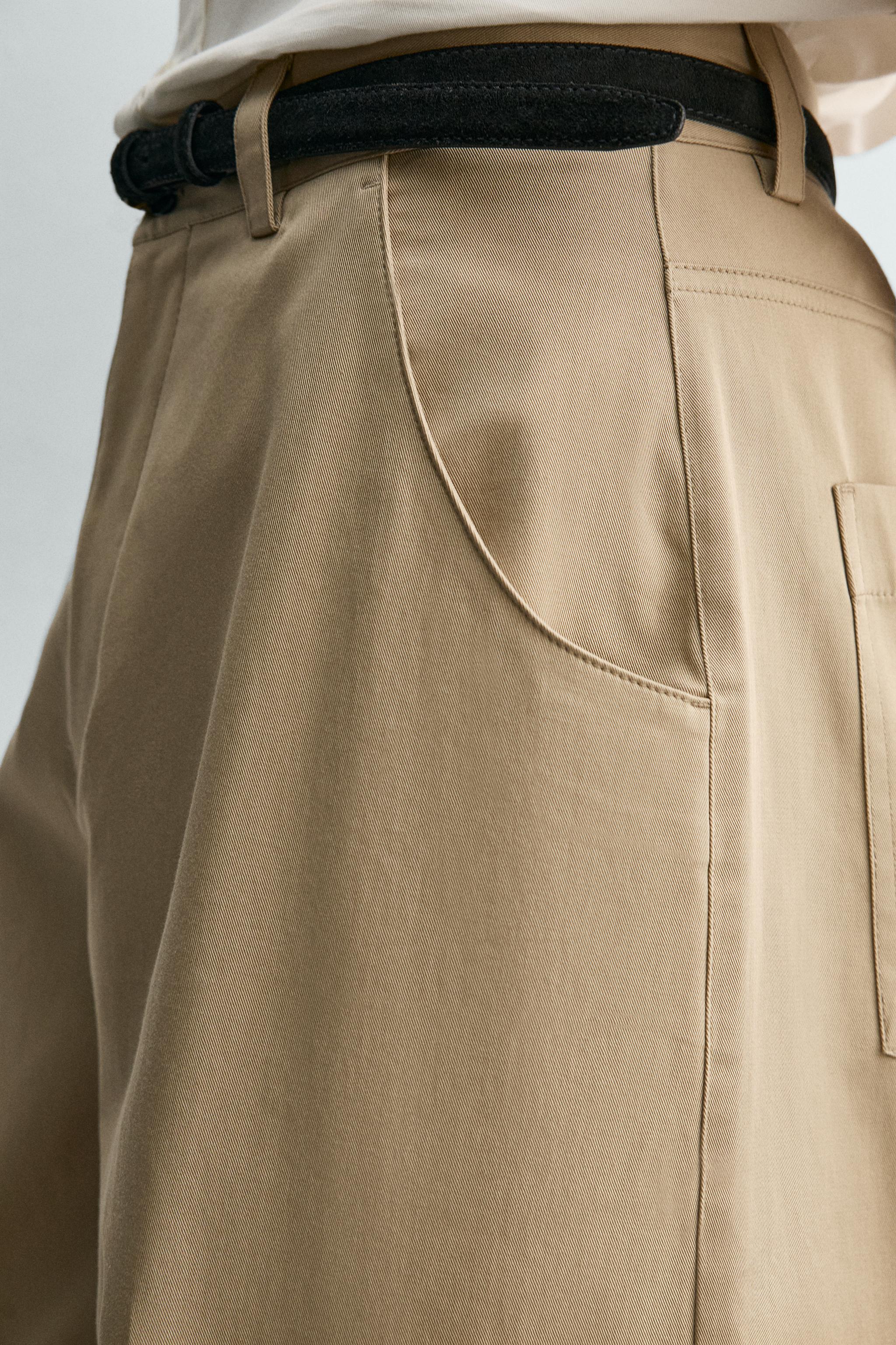 PANTALON WIDE FIT CROPPED